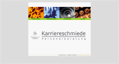 Desktop Screenshot of karriereschmiede.at